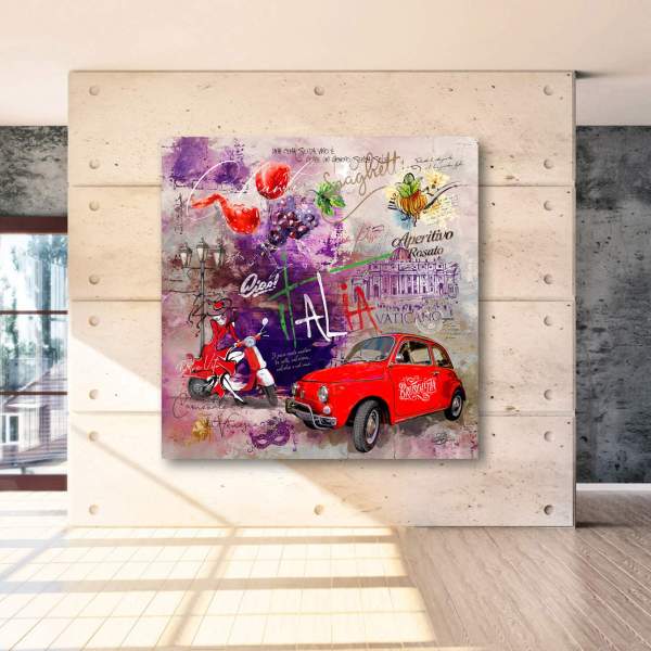 Italien Acrylglasbild von Ron Danell