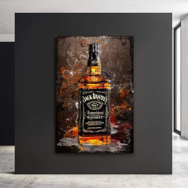 Vintage Whiskey Leinwandbild Kunstgestalten24.de