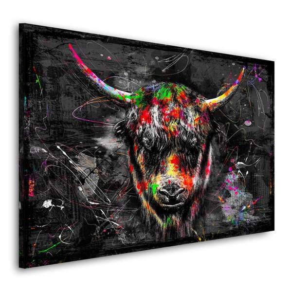 Yak-Leinwandbild-Acrylglasbild