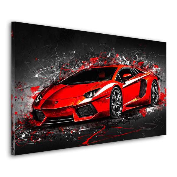 Aventador auf Leinwand von Roland Menzel