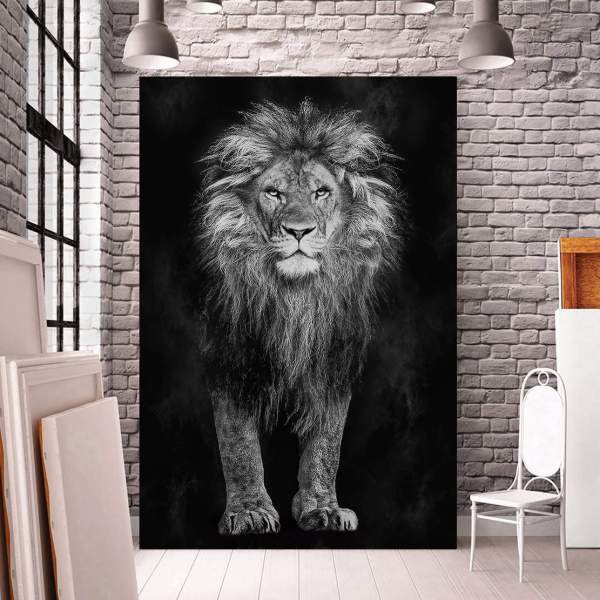 Löwe-Leinwandbild-Wandbilder