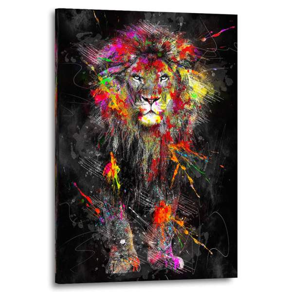 Löwe-Leinwandbild-Wandbilder