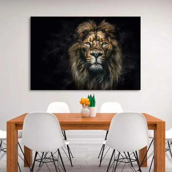 Acrylglas Wandbild Löwe