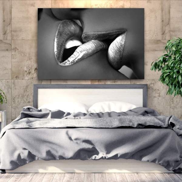 Wandbild Leinwandbild sensual Lips