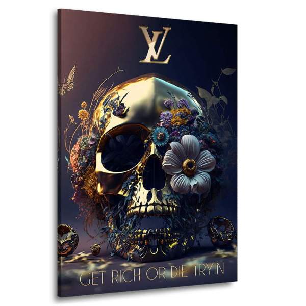 Get Rich Wandbild Kunstgestalten24