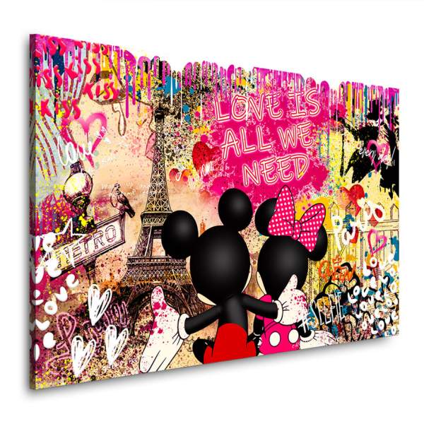 Comic Leinwandbild von Kunstgestalten24