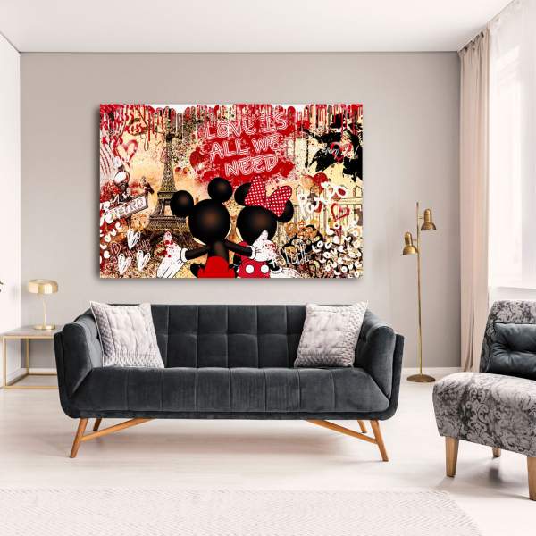 Comic Leinwandbild von Kunstgestalten24