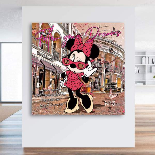 Minnie Wandbild von Kunstgestalten24