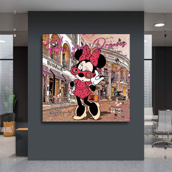 Minnie Wandbild von Kunstgestalten24