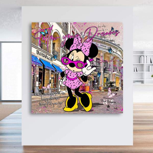 Minnie Wandbild von Kunstgestalten24