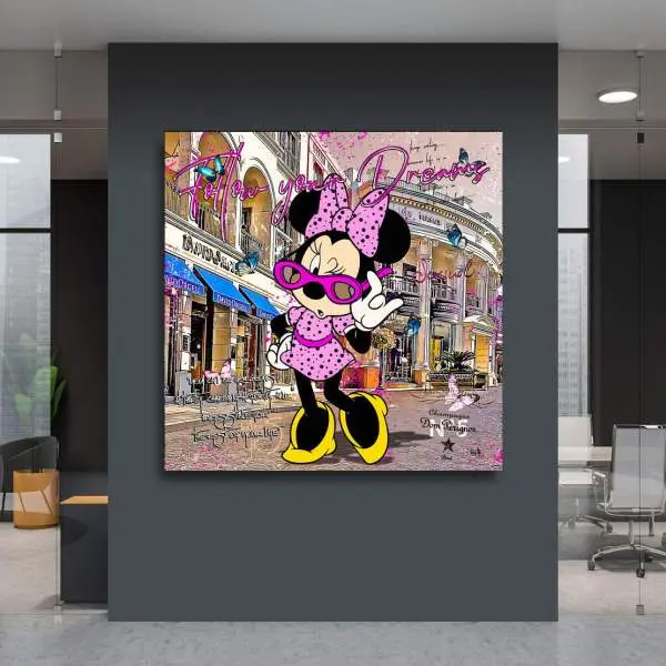 Minnie Wandbild von Kunstgestalten24