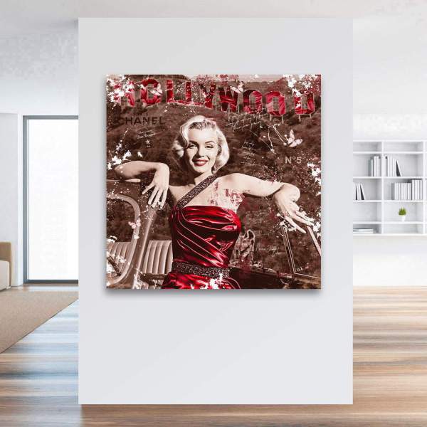 Marilyn Monroe Leinwandbild Wandbild