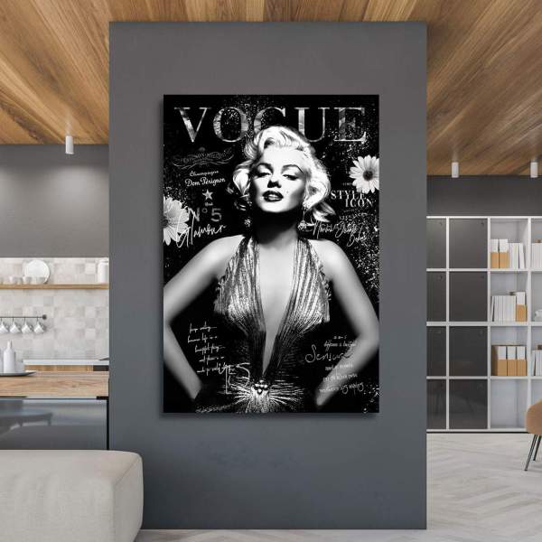 Marilyn-Monroe-Leinwandbild Kunstgestalten24.de