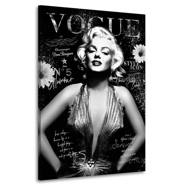 Marilyn-Monroe-Leinwandbild Kunstgestalten24.de