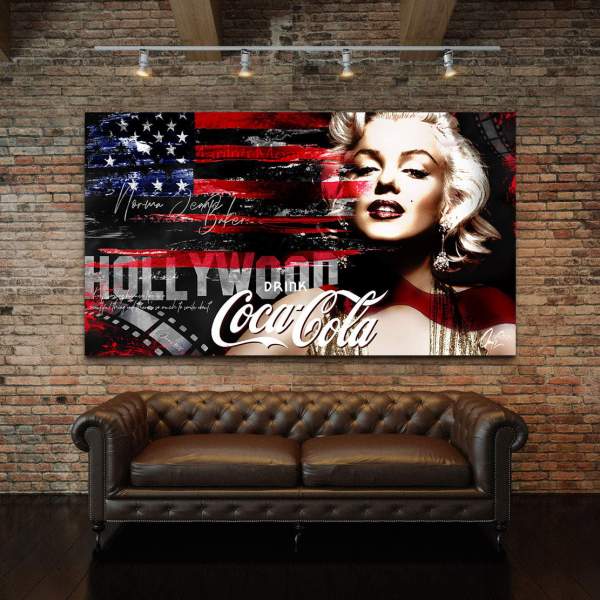 Marylin Monroe Acrylglasbilder von Ron Danell | Kunstgestalten24