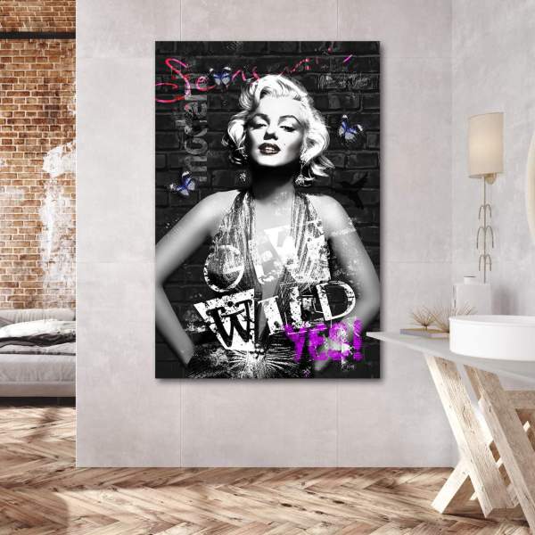 Marilyn Monroe Wandbild von Ron Danell