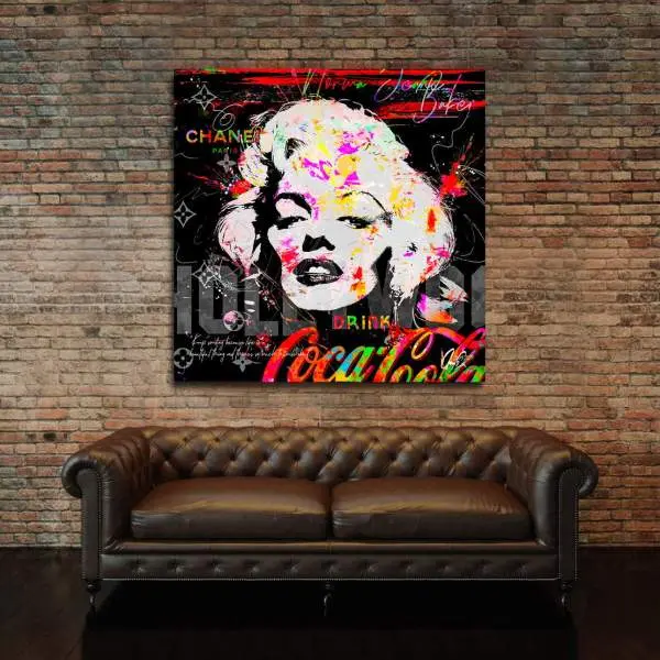 Marilyn Monroe Aludibond von Ron Danell | Kunstgestalten24