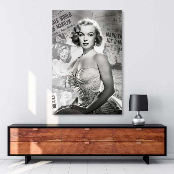Marilyn-Monroe-wandbild