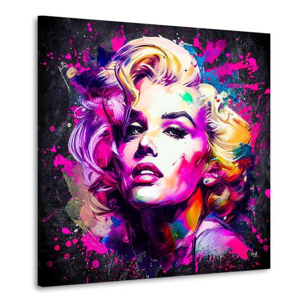 Leinwandbild Marilyn Monroe Abstrakt Color