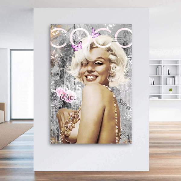 Wandbild Coco Marilyn Monroe