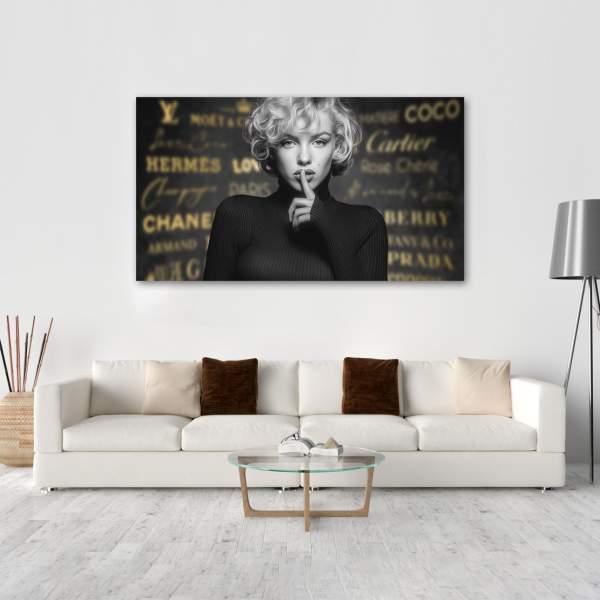 Marilyn Monroe Wandbild Kunstgestalten24