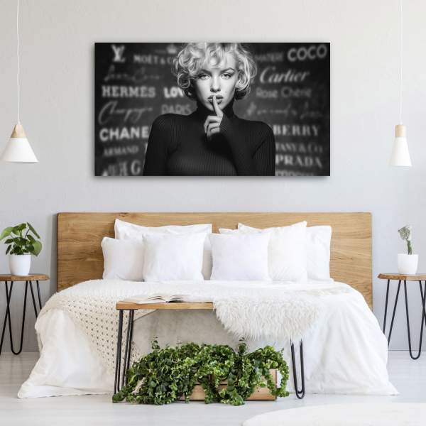 Marilyn Monroe Wandbild Kunstgestalten24
