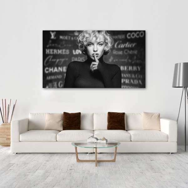 Marilyn Monroe Wandbild Kunstgestalten24