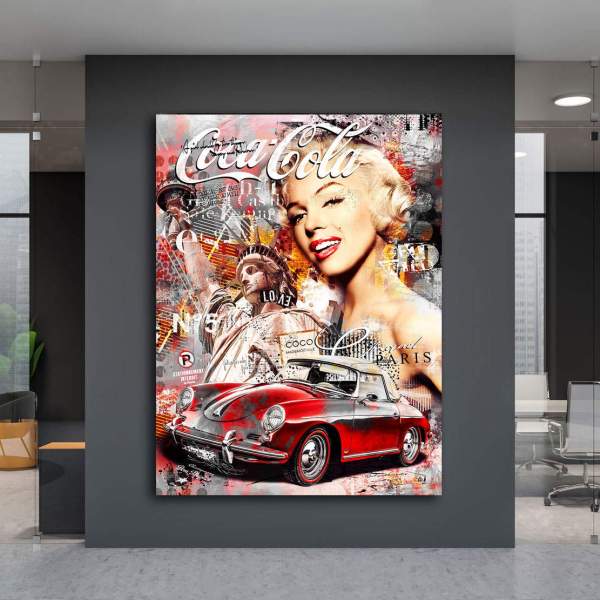 Wandbild Marilyn Monroe Kunstgestalten24