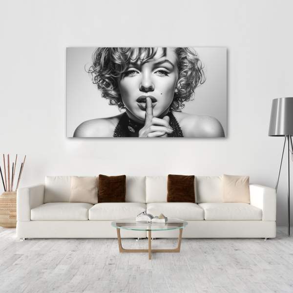 Marilyn Monroe Wandbild Kunstgestalten24