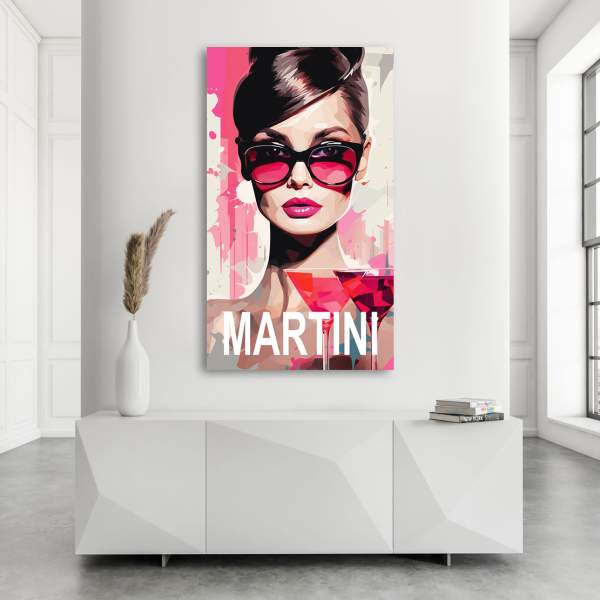 Martini Wandbild von Kunstgestalten24