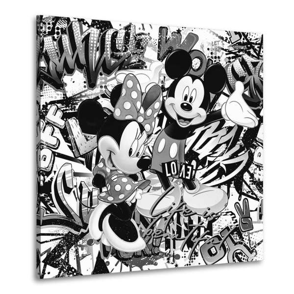 Mickey u. Minnie Leinwandbild