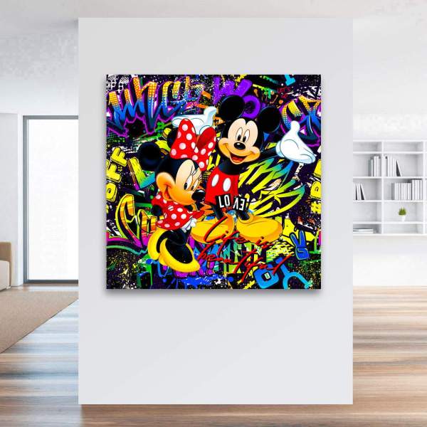 Mickey Wandbild von Kunstgestalten24