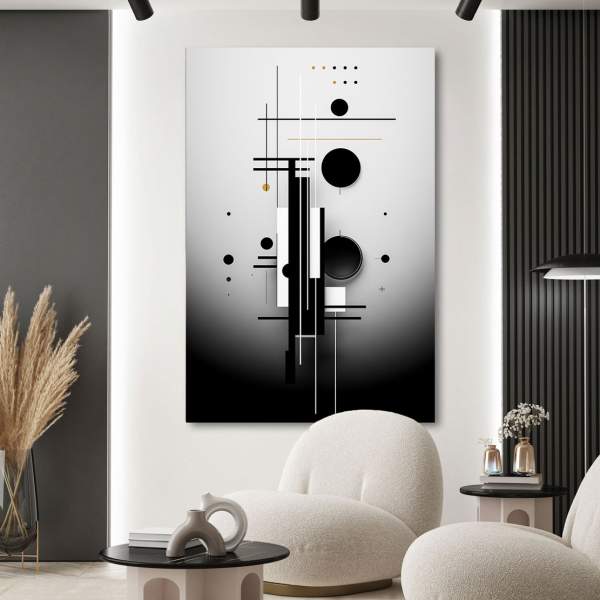 Minimalismus Wandbild von Kunstgestalten24
