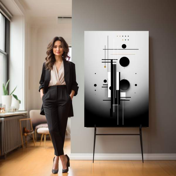 Minimalismus Wandbild von Kunstgestalten24