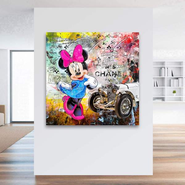 Minnie Leinwandbild Wandbild