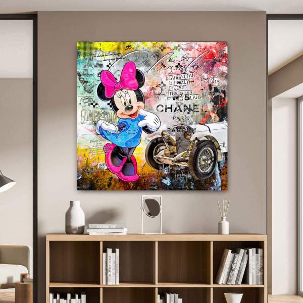 Minnie Leinwandbild Wandbild