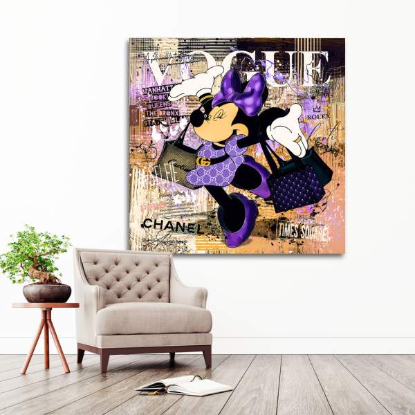 Minnie Wandbild von Kunstgestalten24