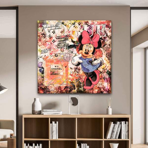 Minnie Leinwandbild von Kunstgestalten24
