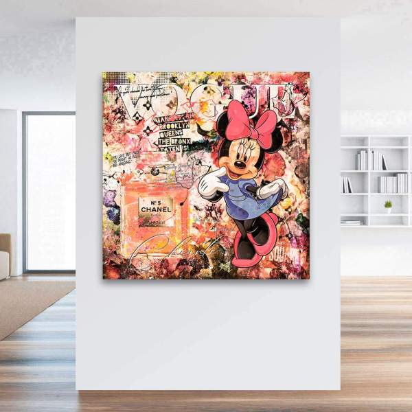 Minnie Leinwandbild von Kunstgestalten24