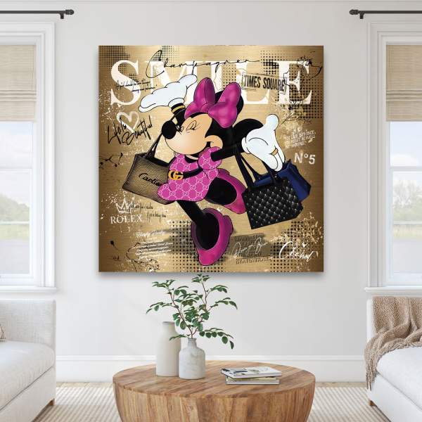 Minnie Wandbild von Kunstgestalten24