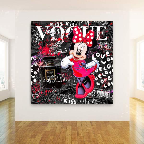 Minnie Wandbild von Kunstgestalten24