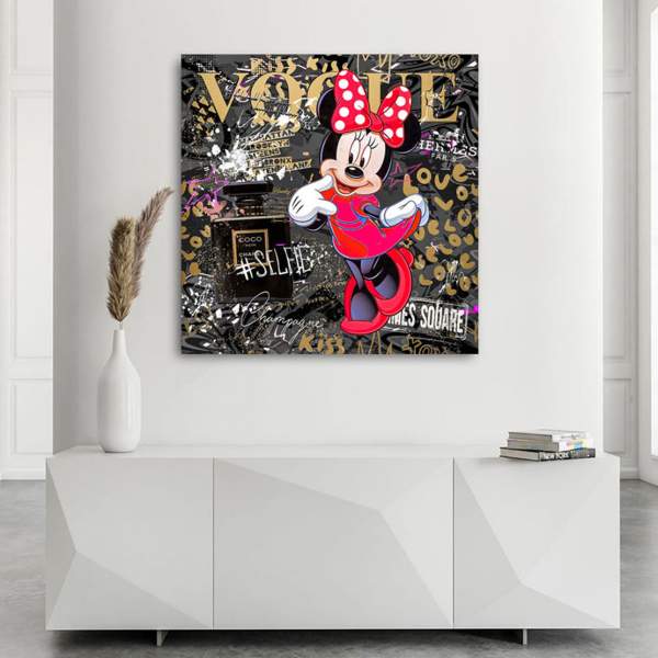 Minnie Wandbild von Kunstgestalten24