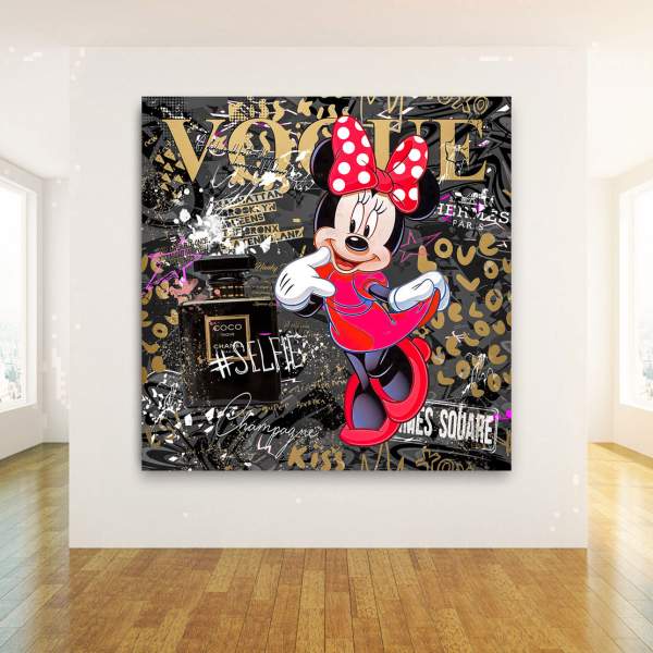 Minnie Wandbild von Kunstgestalten24