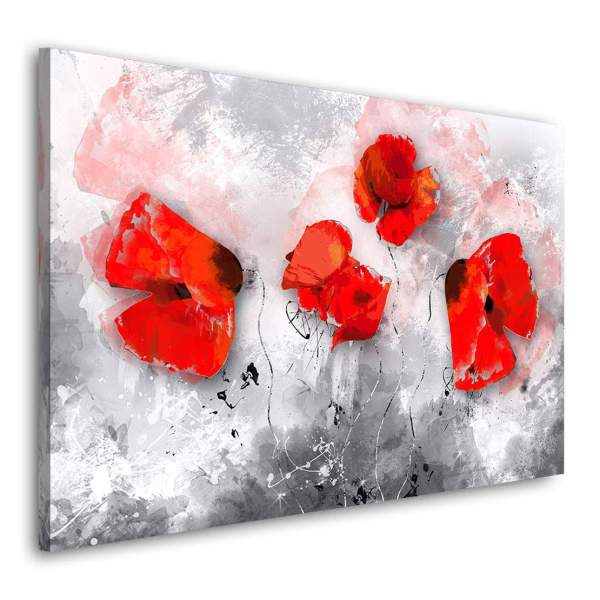 Leinwandbild Klatschmohn Kunstgestalten24