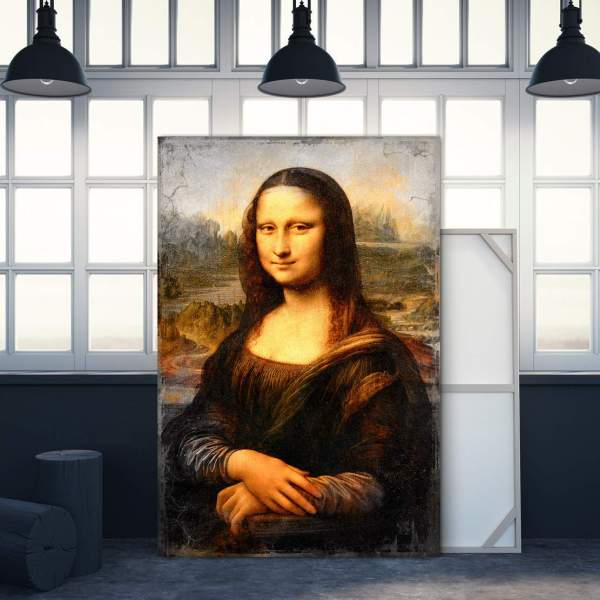 Leinwandbild-Monalisa-Wandbild
