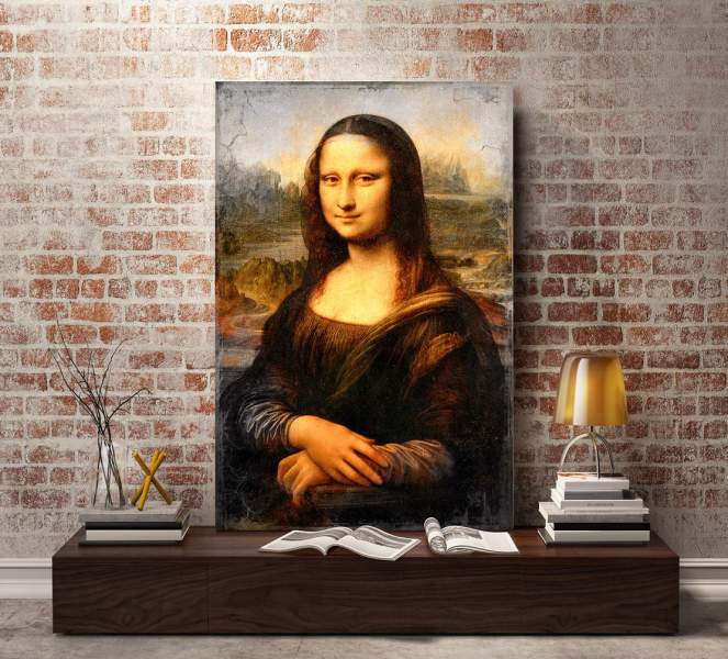 Leinwandbild-Monalisa-Wandbild