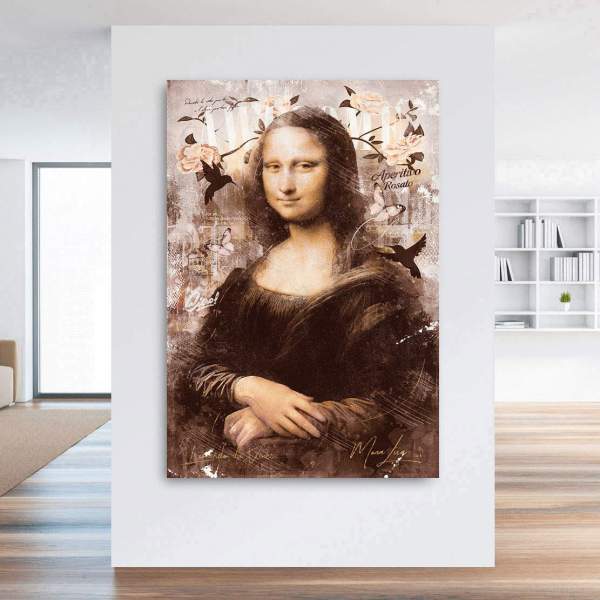 Leinwandbild-Monalisa-Wandbild