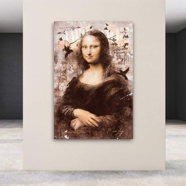 Leinwandbild-Monalisa-Wandbild