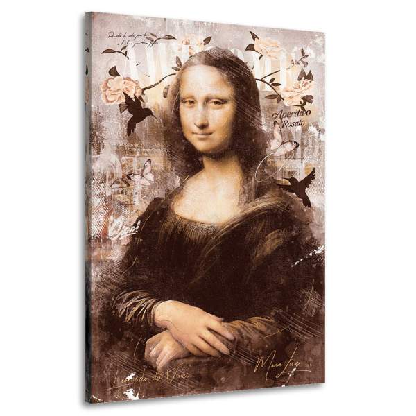 Leinwandbild-Monalisa-Wandbild