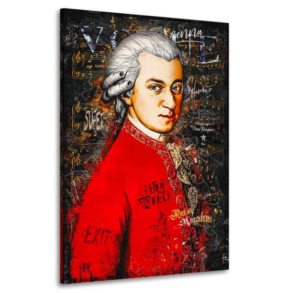 Mozart-Leinwandbild-Wandbild
